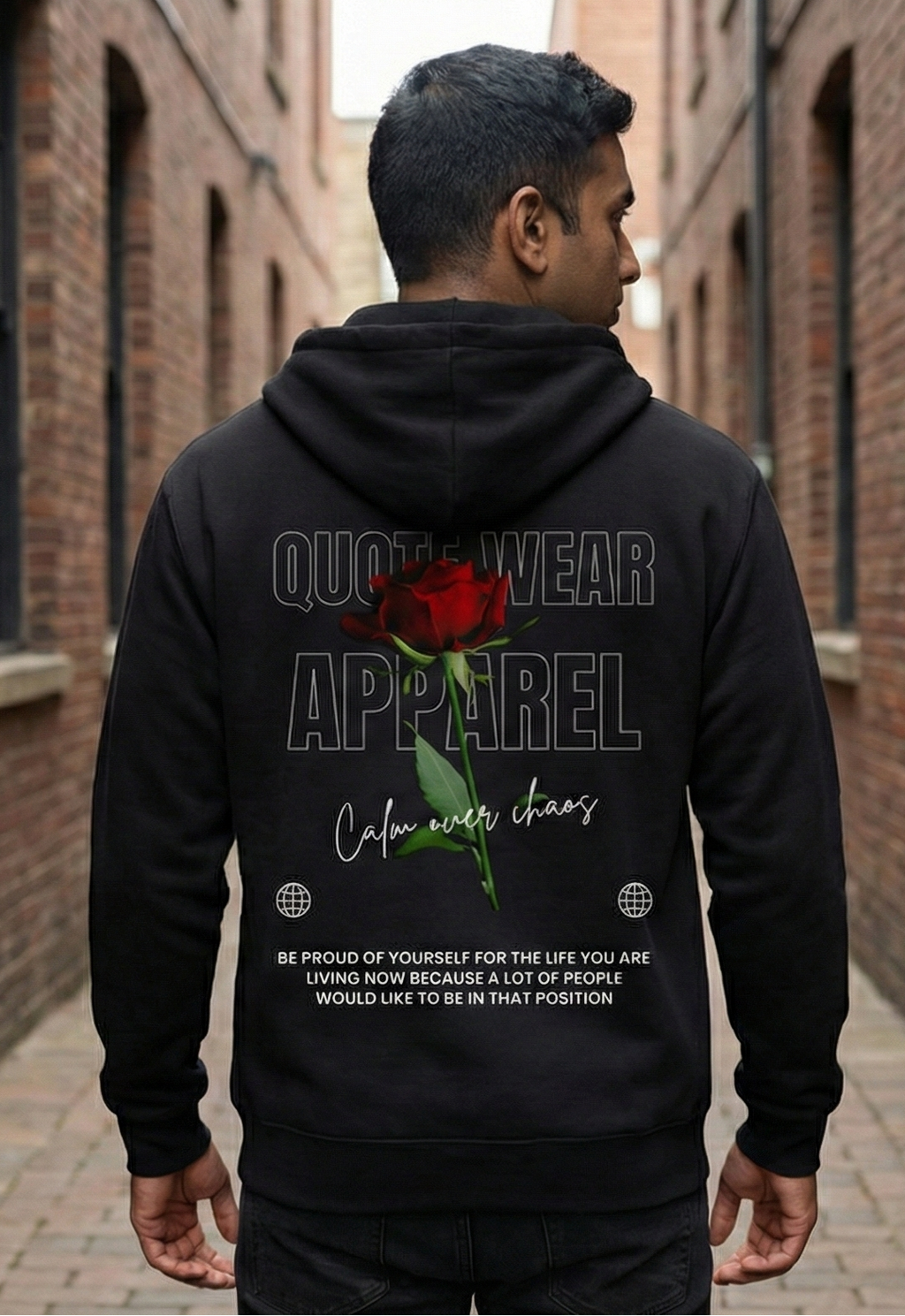 Calm Unisex Zip Hoodie