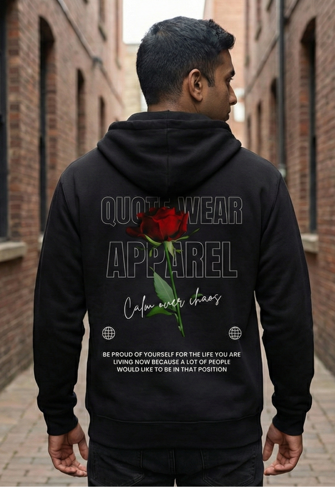 Calm Unisex Zip Hoodie