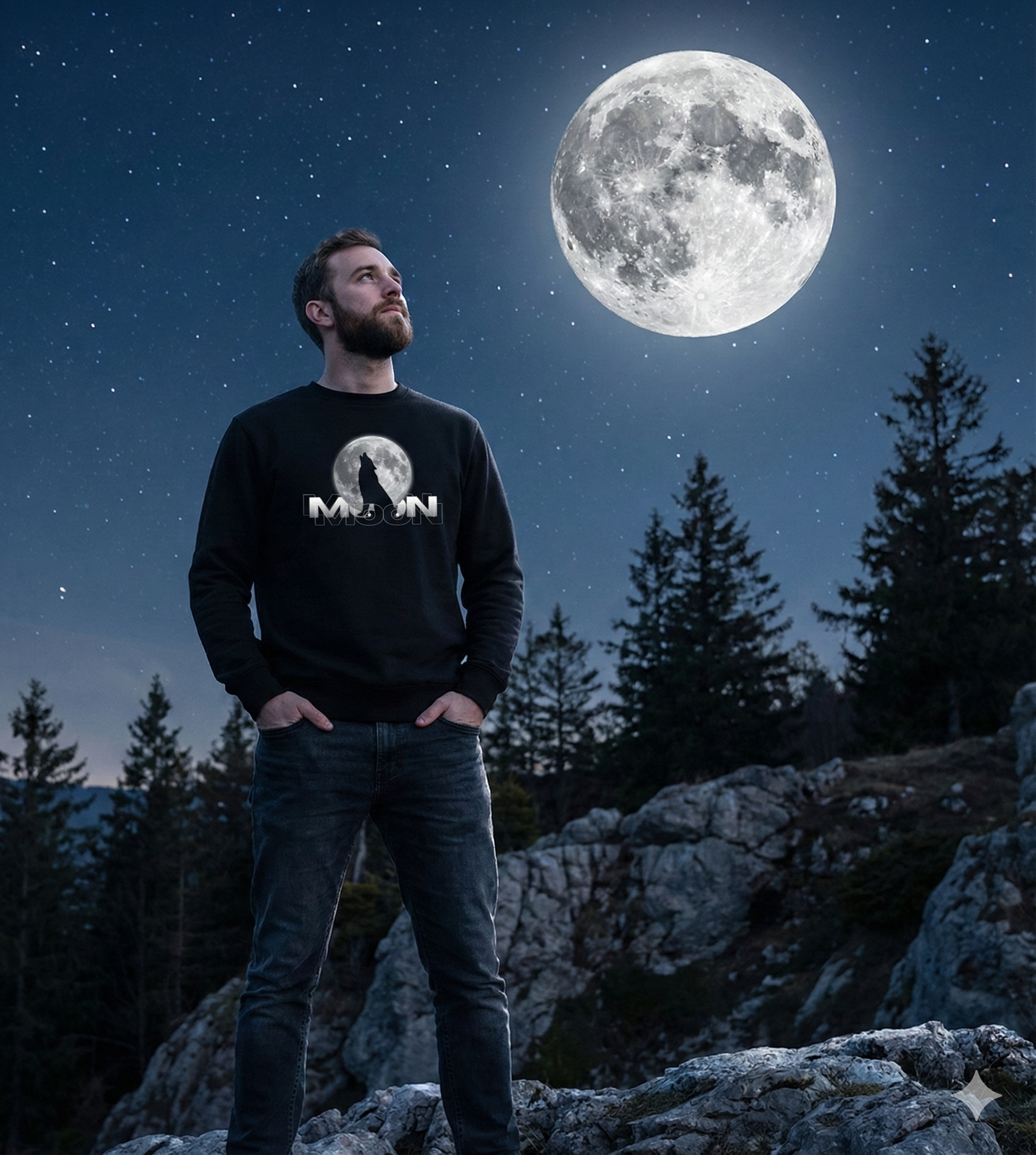 Moon Wolf Sweatshirt