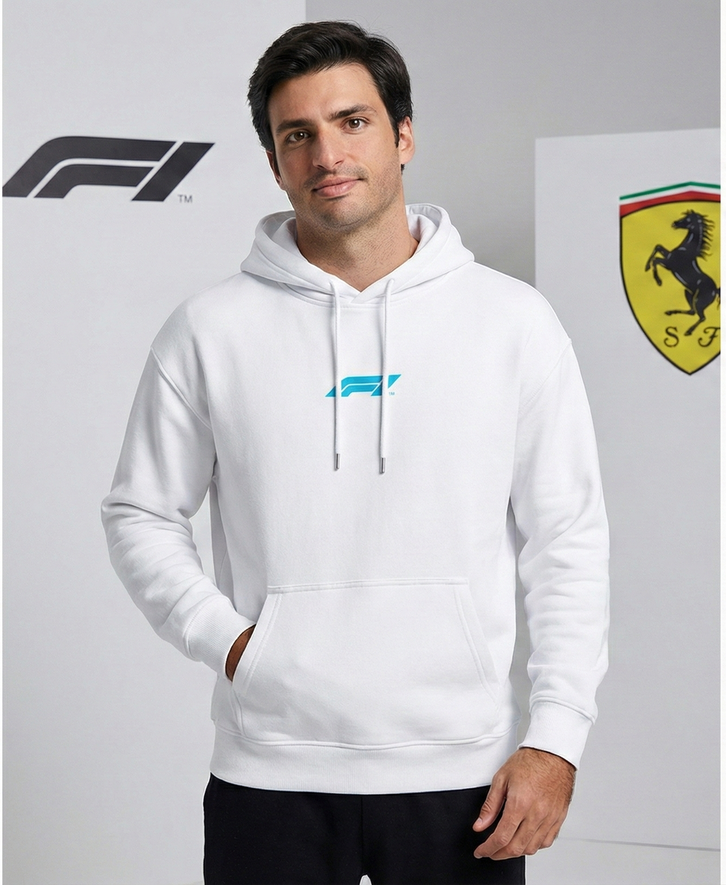 Blue F1 Racing Graphic - Unisex Oversized Hoodie